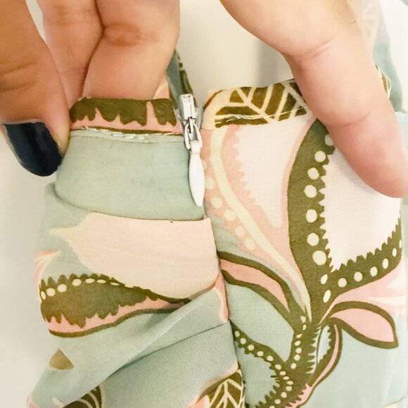 Boho Z&I Pink Blue Summer Tank Dress L - Picture 4 of 5